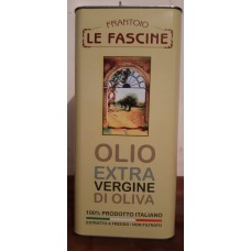Extra Virgin Olive Oil Le Fascine 5 lt canister