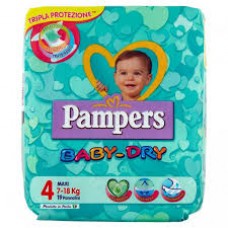 Baby Dry Pampers diapers size 4