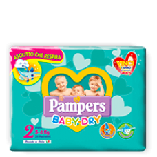 Baby Dry Pampers diapers mini size 2 